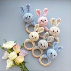 Diş Kaşıyıcı 4'lü Ahşap Halka 90 mm