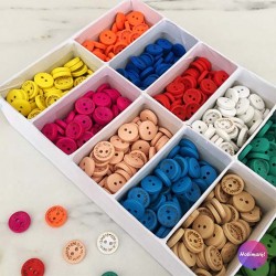 Renkli Handmade Düğme 10'lu