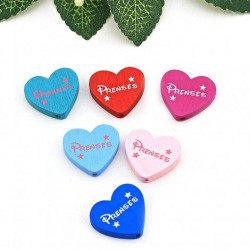 Yarn&Baby Ahşap Kalp Emzik Boncuk 3 Adet