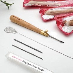 Nurge Ahşap Punch İğne Seti